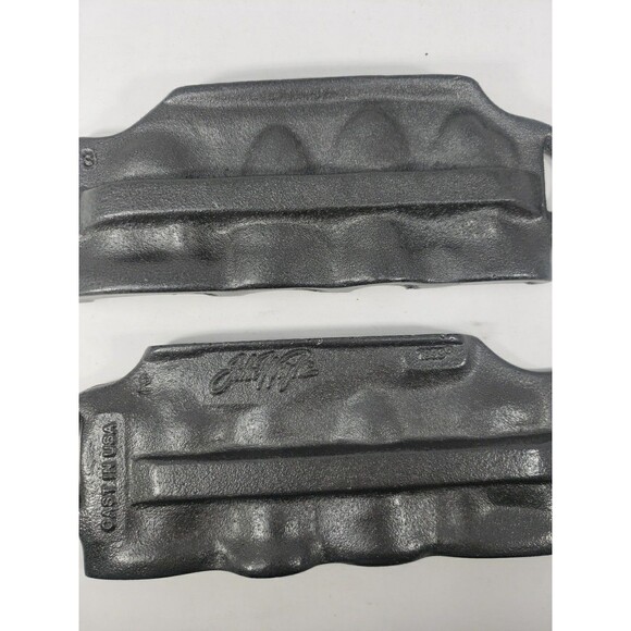 John Wright Cast Iron Christmas Candy Mold VTG Reindeer Angel Tree Santa 1993 - Picture 10 of 14